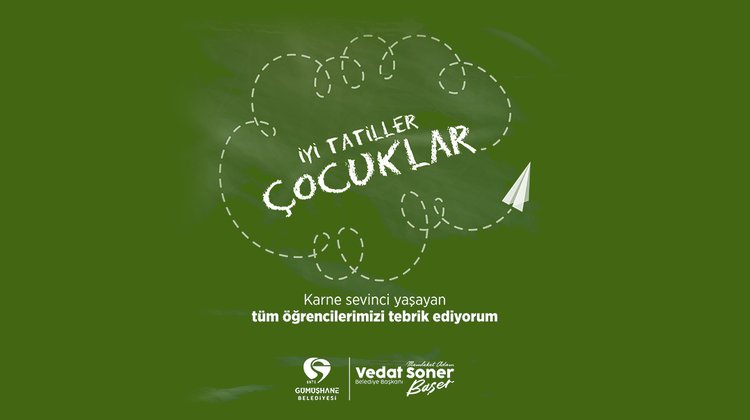 BAŞKANIMIZ, KARNE SEVİNCİ YAŞAYAN TÜM ÖĞRENCİLERİMİZİ TEBRİK ETTİ