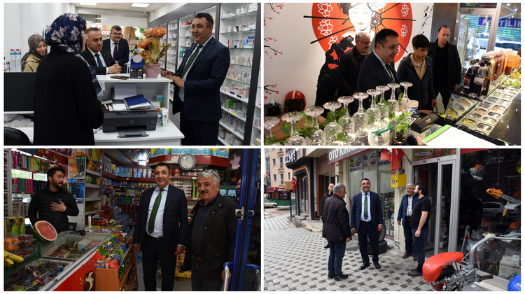 BAŞKANIMIZ, KARŞIYAKA ESNAFLARIMIZI ZİYARET EDEREK İSTİŞARELERDE BULUNDU