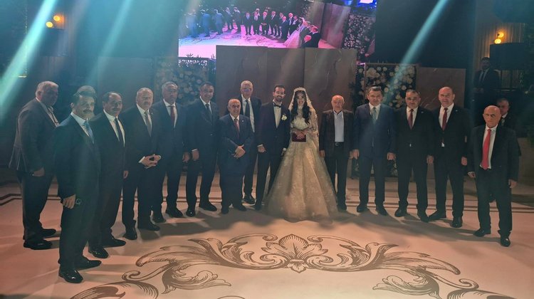 BAŞKANIMIZ, KEREM PEKTAŞ İLE ŞEYDA HATİPOĞLU’NUN DÜĞÜN TÖRENİNDE NİKAH ŞAHİTLİĞİ YAPTI