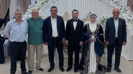 BAŞKANIMIZ, KEVSER ULUTAŞ VE ONUR KOLOMOÇ KARDEŞLERİMİZİN DÜĞÜN TÖRENİNE KATILDI