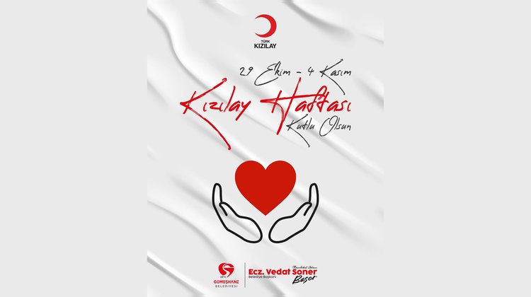 BAŞKANIMIZ, KIZILAY HAFTASI'NI KUTLADI.