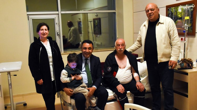 BAŞKANIMIZ, KÜLTÜR VE SOSYAL İŞLER MÜDÜRÜMÜZ BADDAL BAYAR’I ZİYARET ETTİ