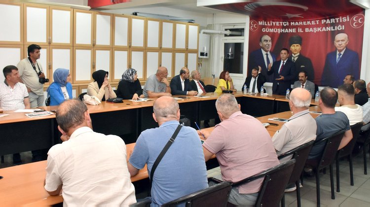 BAŞKANIMIZ, MHP GÜMÜŞHANE İL TEŞKİLAT TOPLANTISINA KATILDI