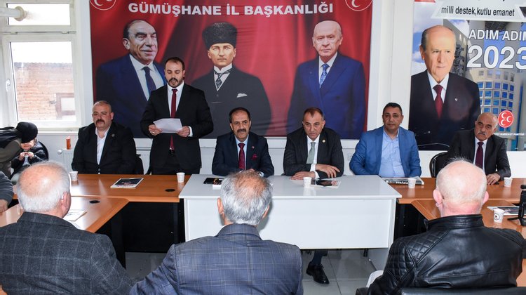 BAŞKANIMIZ, MHP GÜMÜŞHANE İL TEŞKİLATIMIZ BAYRAMLAŞMA PROGRAMI'NA KATILDI