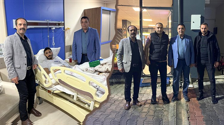 BAŞKANIMIZ, MHP İL BAŞKANIMIZ SAYIN METE KAYA İLE BİRLİKTE GEÇMİŞ OLSUN ZİYARETİNDE BULUNDU