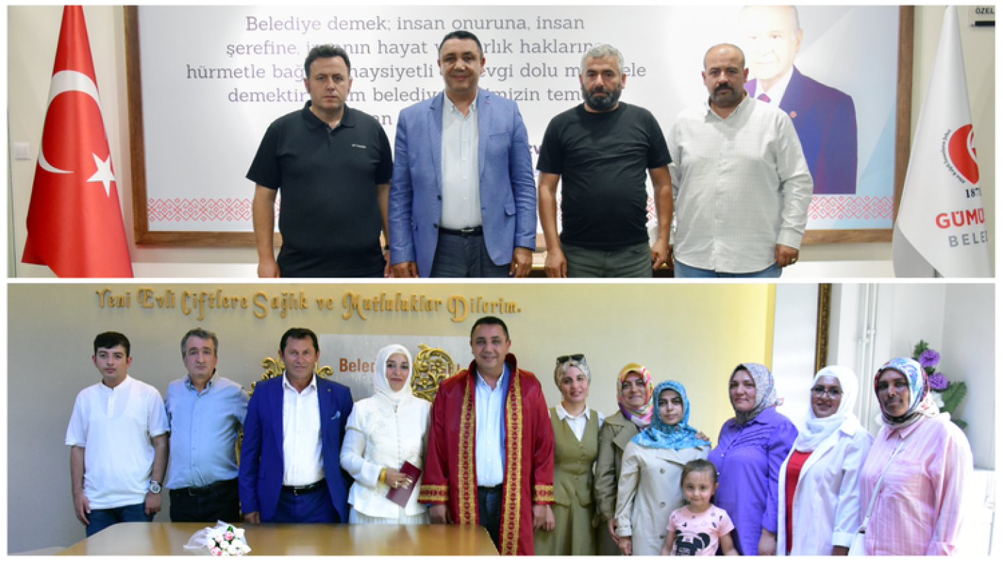 BAŞKANIMIZ, MİSAFİR AĞIRLADI, NİKAH KIYDI