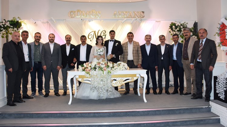 BAŞKANIMIZ, NEFİSE SUBAY VE GÖKTUĞ ERGÜN KARDEŞLERİMİZİN DÜĞÜN MERASİMLERİNE KATILDI