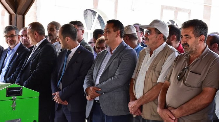 BAŞKANIMIZ, ÖMER FARUK ÖZTÜRK’Ü EBEDİYETE UĞURLADI