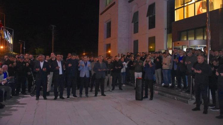 BAŞKANIMIZ, POLİS MEMURU OSMAN ÖZER İÇİN DÜZENLENEN CENAZE TÖRENİNE KATILDI
