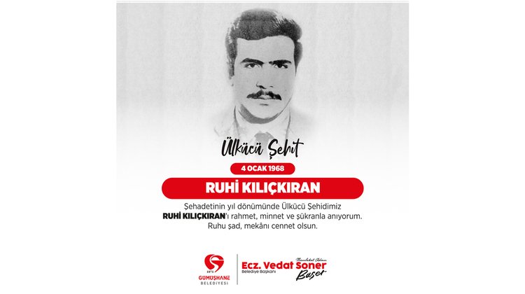 BAŞKANIMIZ, ŞEHADETİNİN YIL DÖNÜMÜNDE ÜLKÜCÜ ŞEHİDİMİZ RUHİ KILIÇKIRAN'I ANDI