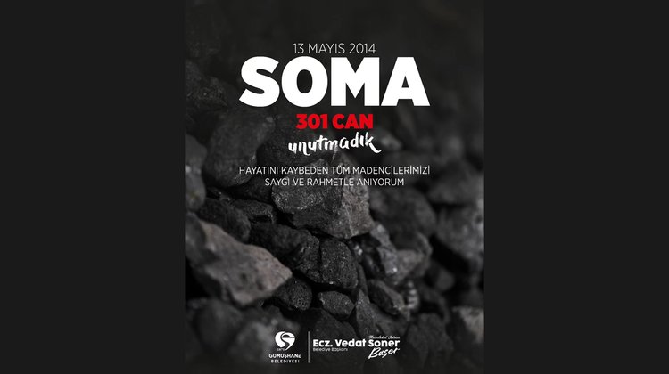 BAŞKANIMIZ, SOMA'DA HAYATLARINI KAYBEDEN 301 MADENCİMİZİ SAYGI VE RAHMETLE ANDI