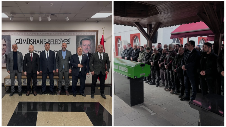BAŞKANIMIZ, TRABZON BİK BÖLGE MÜDÜRÜ ALİ NUHOĞLU AĞIRLADI, CENAZE TÖRENİNE KATILDI