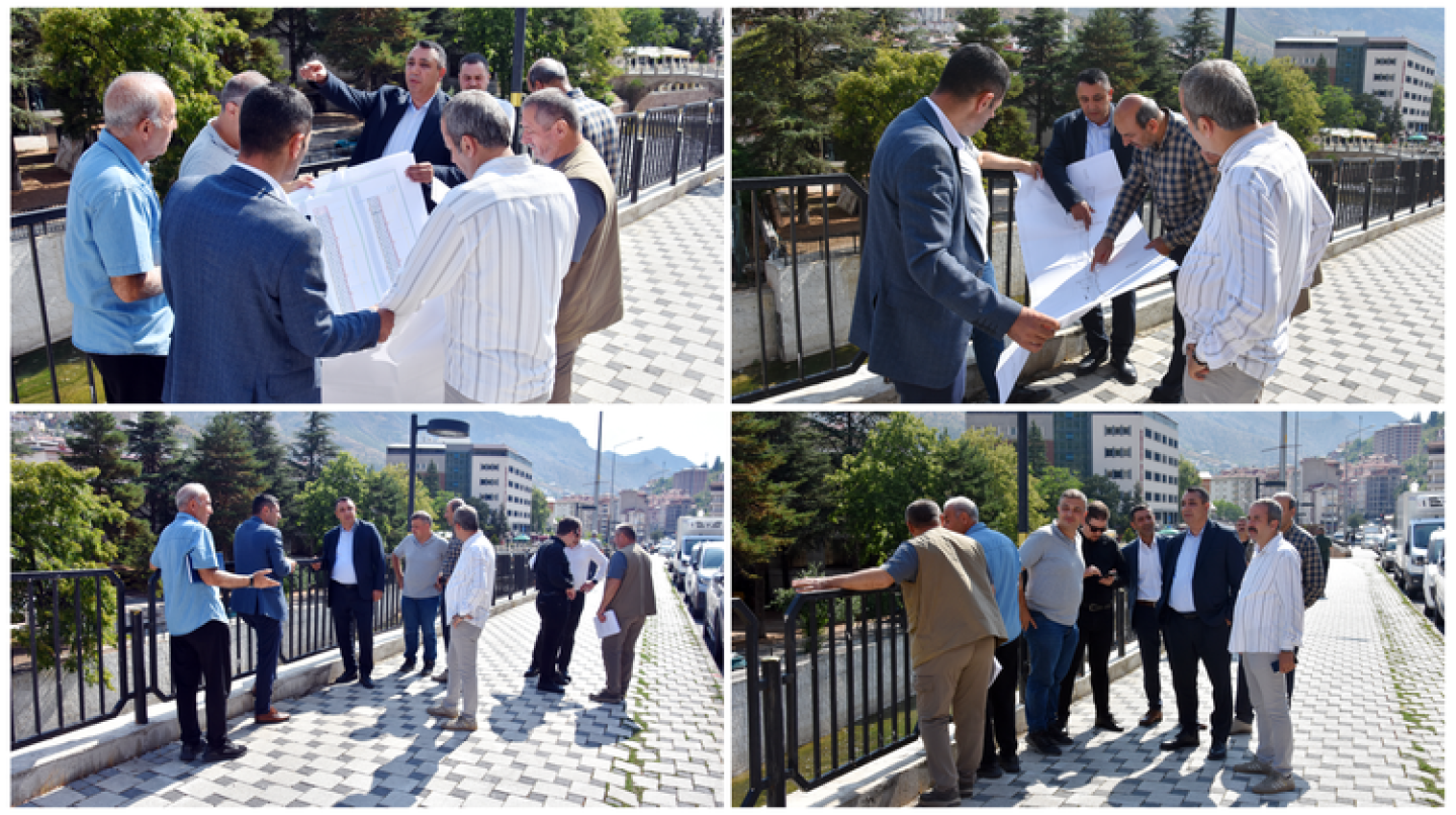 BAŞKANIMIZ, TRANSİT YOL ÜZERİNDE YAPIMINI PLANLADIĞIMIZ OTOPARK PROJE...