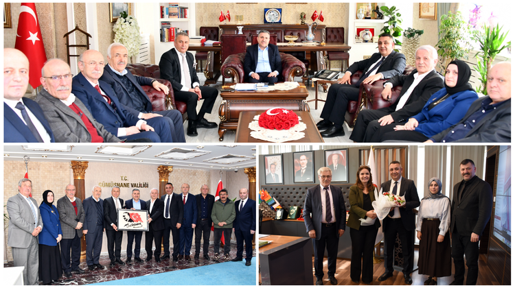 BAŞKANIMIZ VALİMİZ SAYIN CEVDET ATAY’I MAKAMINDA ZİYARET ETTİ, MİSAFİR AĞIRLADI