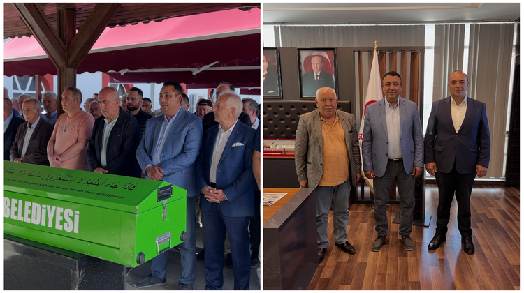 BAŞKANIMIZ, ZİYARET KABUL ETTİ, RECEP BOZKIR’I EBEDİYETE UĞURLADI