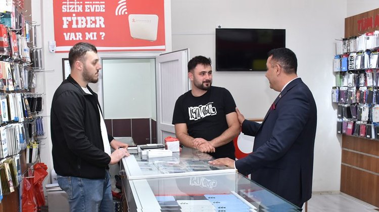 BAŞKANIMIZDAN, ESNAF ZİYARETİ