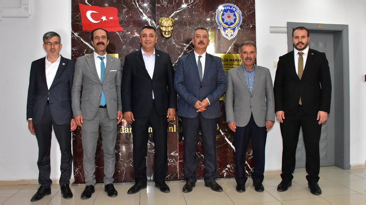 BAŞKANIMIZDAN, İL EMNİYET MÜDÜRÜ İSMAİL KARASAKAL’A ZİYARET