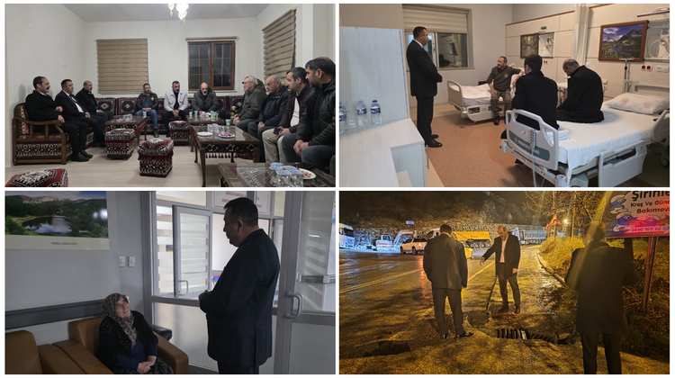 BAŞKANIMIZDAN YOĞUN GÜN, HASTANE VE TAZİYE ZİYERETİNDE BULUNDU, SAHADA İNCELEDİ YAPTI