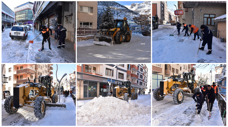BELEDİYE EKİPLERİMİZ, ULAŞIMININ AKSAMAMASI İÇİN YOĞUN BİR ŞEKİLDE ÇALIŞIYOR
