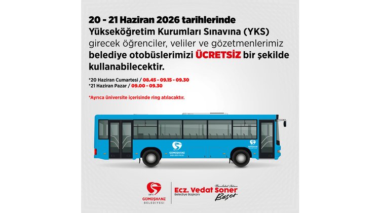 BELEDİYEMİZDEN DUYURU