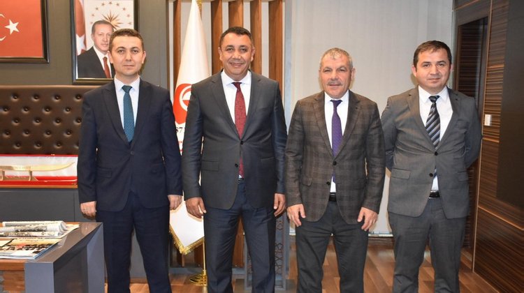 GÜMÜŞHANE SOSYAL GÜVENLİK KURUMU İL MÜDÜRÜMÜZ EYÜP İSLAMOĞLU’NDAN BAŞKANIMIZA ZİYARET