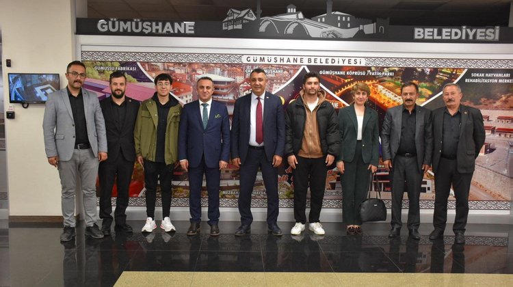 GÜMÜŞHANE ÜNİVERSİTESİ REKTÖRÜMÜZ PROF. DR. SAYIN OKTAY YILDIZ’DAN BAŞKANIMIZA ZİYARET